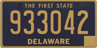 DE license plate 933042