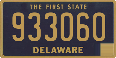 DE license plate 933060