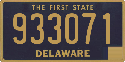 DE license plate 933071