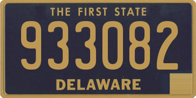 DE license plate 933082