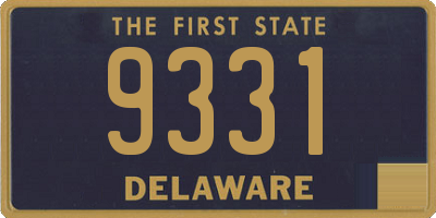 DE license plate 9331