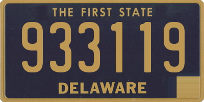 DE license plate 933119