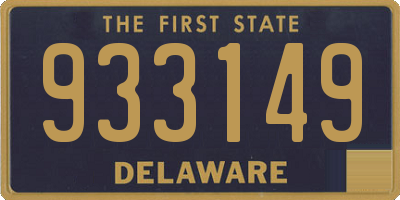 DE license plate 933149