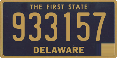 DE license plate 933157