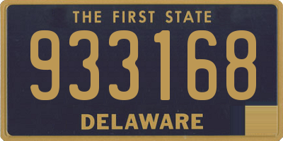 DE license plate 933168
