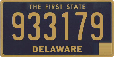 DE license plate 933179