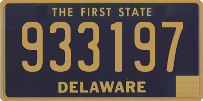 DE license plate 933197