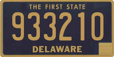 DE license plate 933210