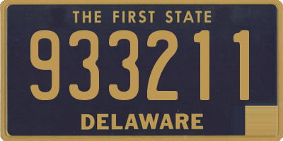 DE license plate 933211
