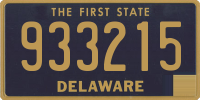 DE license plate 933215