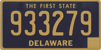 DE license plate 933279