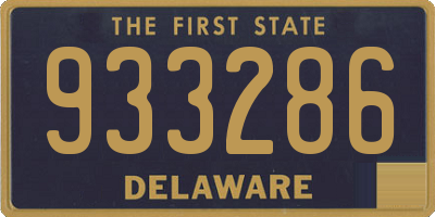 DE license plate 933286