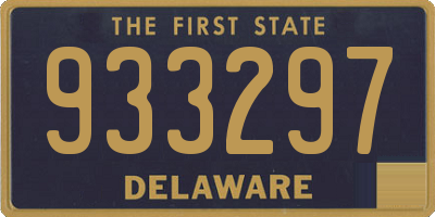 DE license plate 933297