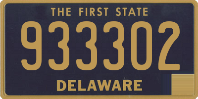 DE license plate 933302