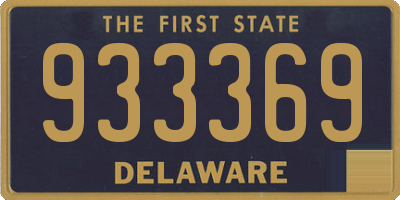 DE license plate 933369