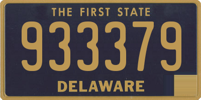 DE license plate 933379