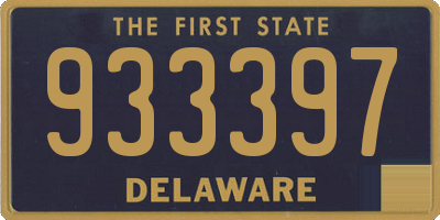 DE license plate 933397