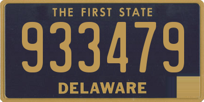 DE license plate 933479