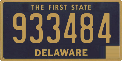 DE license plate 933484
