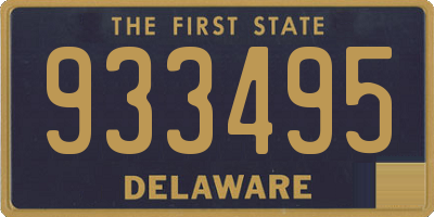 DE license plate 933495