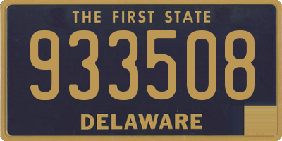 DE license plate 933508