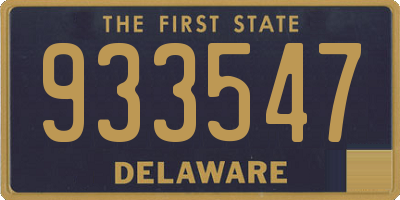 DE license plate 933547