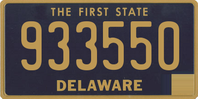 DE license plate 933550