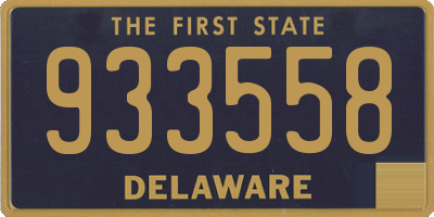 DE license plate 933558