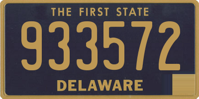 DE license plate 933572