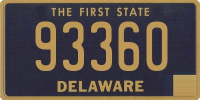 DE license plate 93360