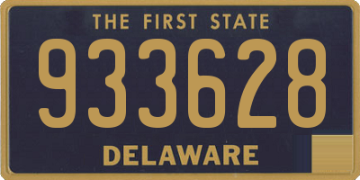 DE license plate 933628