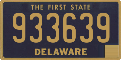 DE license plate 933639