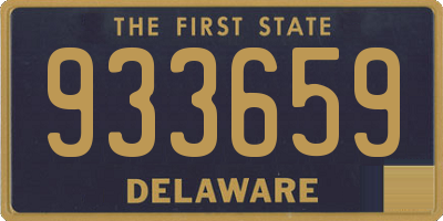 DE license plate 933659