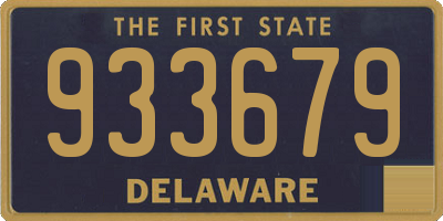 DE license plate 933679