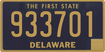 DE license plate 933701