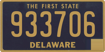 DE license plate 933706