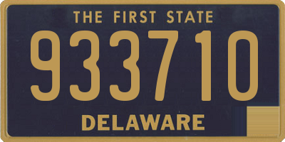 DE license plate 933710