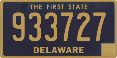 DE license plate 933727