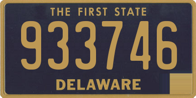 DE license plate 933746
