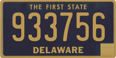 DE license plate 933756
