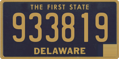 DE license plate 933819