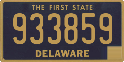 DE license plate 933859