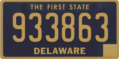 DE license plate 933863