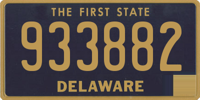 DE license plate 933882