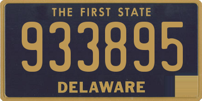 DE license plate 933895