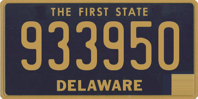 DE license plate 933950