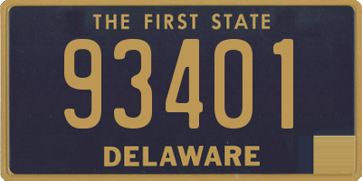 DE license plate 93401