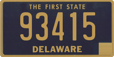 DE license plate 93415