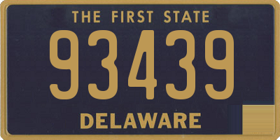 DE license plate 93439