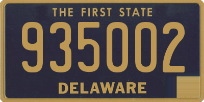DE license plate 935002